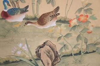 Pair Of De Gournay Hand Painted Wallpaper Panels At 1stdibs