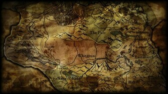 Skyrim Map Wallpaper