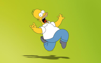 Homer Simpson Funny HD Wallpaper Cartoon