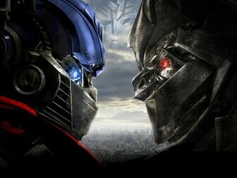 Optimus Prime Versus Megatron HD Desktop Wallpaper Movie