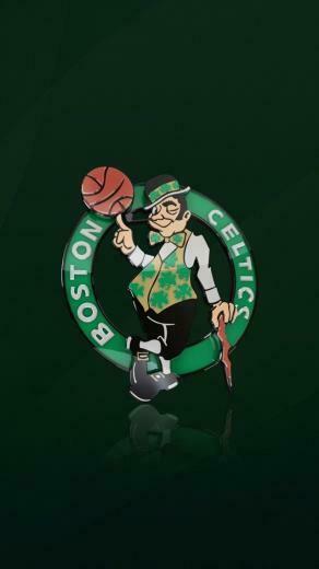 Boston Celtics Logo Reflection Image Gallery HD Wallpaper For iPhone