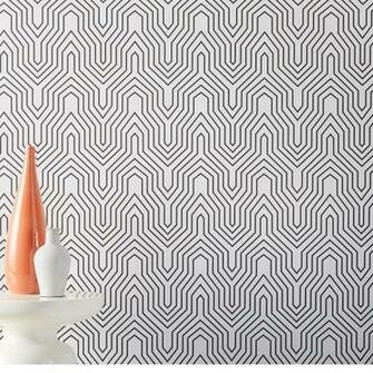 Drop It Modern Labyrinth Removable Wallpaper West Elm