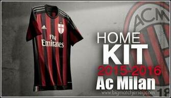 Home Kit Jersey Ac Milan Adidas