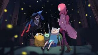 Finn Jake Bmo Marceline Princesa Jujuba HD Wallpaper