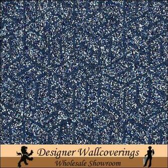 Wall Textures Styles Glitter Wallpaper Cubist Blue And Silver