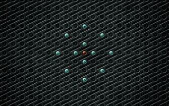 Abstract Pattern Blue Glass Orb Photoshop Red Wallpaper