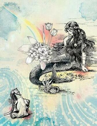 Mermaid Siren Mermen Art Prints Mermaids Luxure