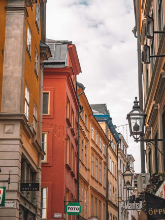 Gamla Stan Stortorget And Stortorgsbrunnen Wallpaper