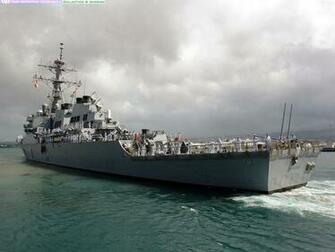 Us Navy Arleigh Burke Class Guided Missile Destroyer Wallpaper