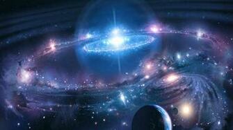 Outer Space Stars Galaxies Planets Background Image HD