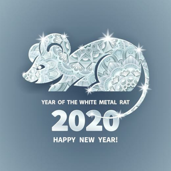 Happy Chinese New Year Zodiac Sign Of The Rat This