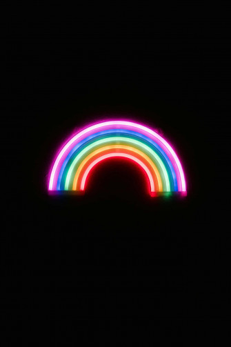 Neon Rainbow Wallpaper