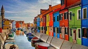 Burano In The Venetian Lagoon Italy Digitaler Lumpensammler
