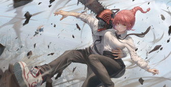 Chainsaw Man Makima And Denji 4k Wallpaper HD Anime Image