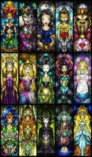 Disney Princess Stained Glass Memes