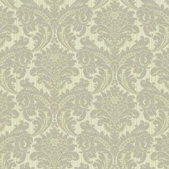 Grey And Tan Strie Flat Damask Wallpaper Wall Sticker Outlet