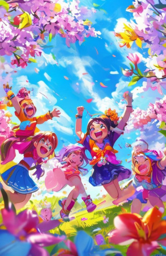 Gacha Life Spring Wallpaper