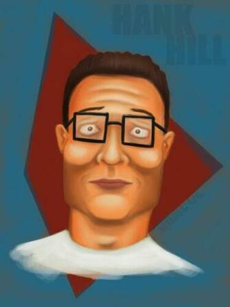Hank Hill Portrait By Netaro