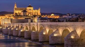 Man Made Cordoba Bridge Wallpaper Spain
