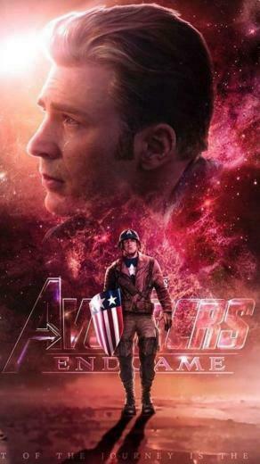 Captain America Endgame iPhone Wallpaper Marvel