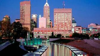Con La Parola Sfondi Desktop Pc Panorama Di Indianapolis