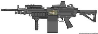 M249 Saw By Xxblackfangxx