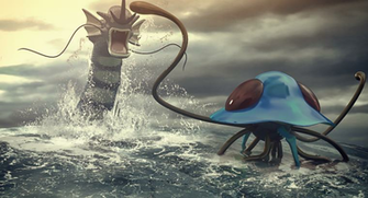 Pokemon Battle Gyarados Vs Tentacruel By Remy31460 On