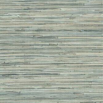 Blue Grey Faux Grasscloth Wallpaper All Walls