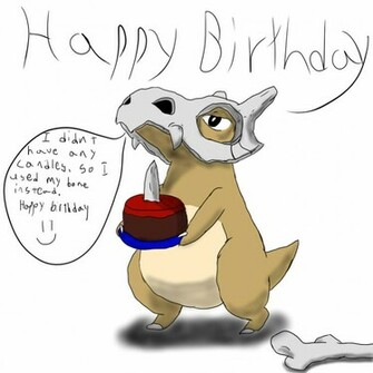 Cubone And Marowak Wallpaper Happy BirtHDay From By