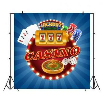 Amazon Baocicco Casino Backdrop Poker Cards Dice