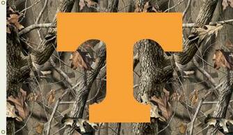 Tennessee Volunteers Camo Flag