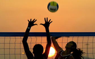Volleyball Background Wallpaper