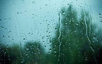 Rain On Window HD Wallpaper