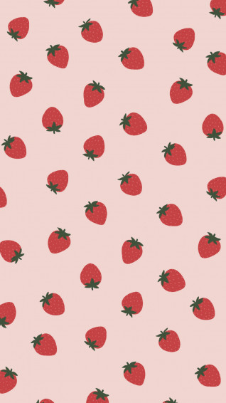 Strawberry Summer Phone Wallpaper In