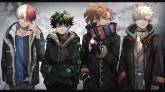 Bakugo Leads The Way Wallpaper