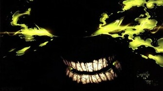 Spawn Face Scary Yellowish Smoke Like In Dark Desktop