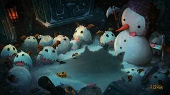 Poro League Of Legends Snowdown Wallpaper