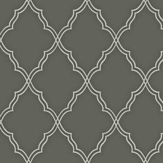 Candice Olson Ii Moroccan X Trellis Foiled Wallpaper