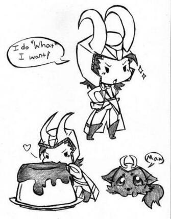 Marvel Chibi Loki By Inya Spring