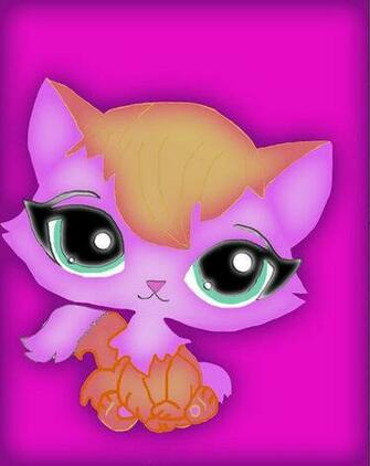 Cute Love Cartoon Wallpaper On Littlest Pet Shop Kitty Update By