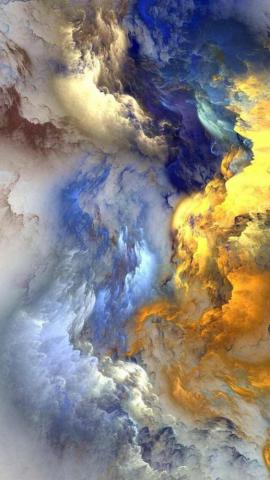 In Anticipation Galaxy Wallpaper Art Abstract