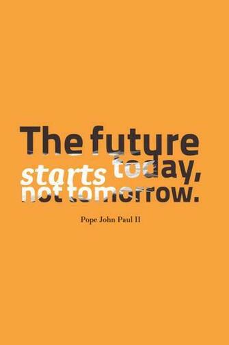 Future Quote iPhone Wallpaper