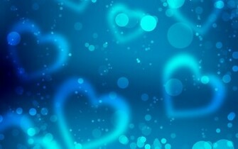 Blue Hearts Background Wallpaper HD