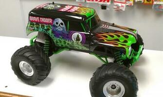 Grave Digger Monster Truck Race Racing Jd Wallpaper