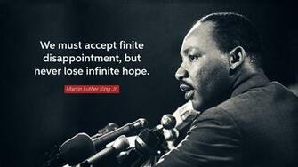 Martin Luther King Jr Quote Typography