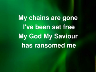 Chains Gone Benediction Ppt Tags