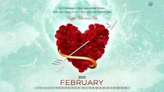 February Wallpaper Calendar HD