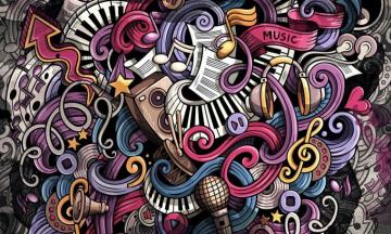 Musical Graffiti Mayhem Mural Marmalade Art