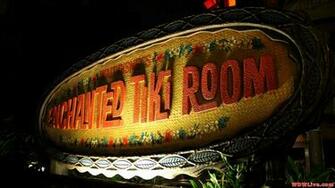 The Enchanted Tiki Room Main Attraction Sign At Night