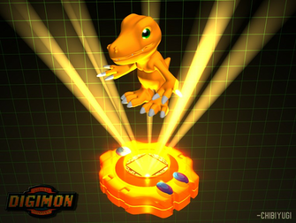 3d Agumon Background By Chibiyugi